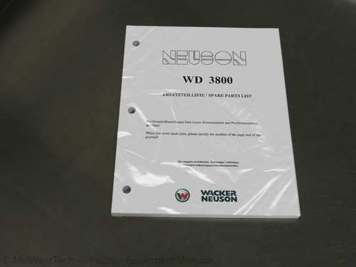 Wacker neuson 3800 mini - wd,