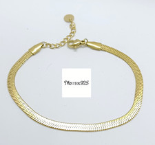 Bracciale laminato oro giallo
