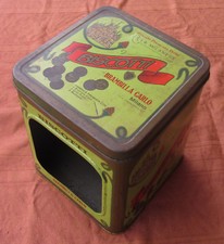 ANTIQUE TIN BOX BISCUITS LA