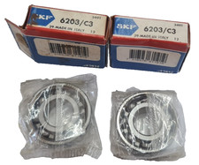 COPPIA CUSCINETTI SKF 6203/C3