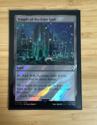 Mtg temple the false god - of,