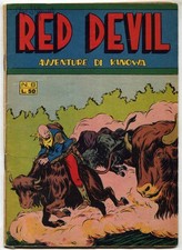 [154] AVVENTURE DI KINOWA ed. Dardo 1954 VI s. Red Devil n. 6 stato Quasi Ottimo