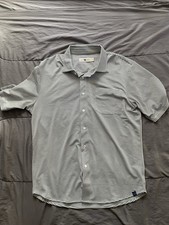 Camicia a righe verde con