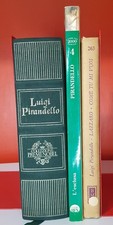 Luigi Pirandello - Narrativa/Teatro - Lotto 3 libri usati - 2 raccolte+1 romanzo