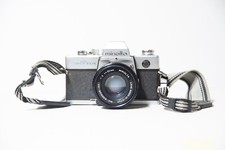 macchina fotografica Minolta srt100x +  obiettivo 50mm rokkor f2