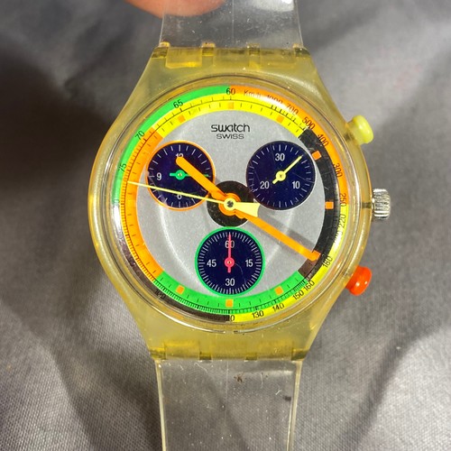 Jelly stag swatch chrono - -,