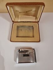 Accendino Silver Match con custodia originale anni '60 vintage raro.