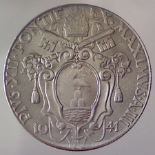 CITTÀ DEL VATICANO 2 lire 1° tipo 1941 III FDC