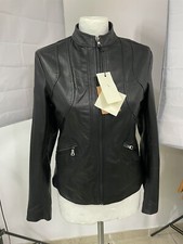 giubbotto biker donna in pelle