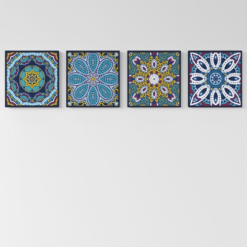 Set quadri astratti - set,
