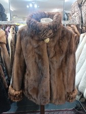 Giacca In Visone DB con Collo