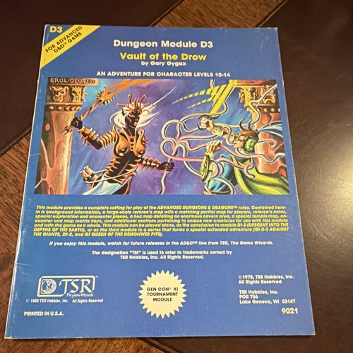 Tsr dungeon module d3 - dungeon,