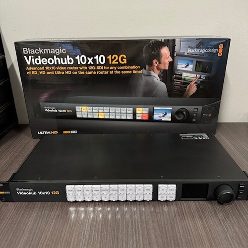 Blackmagic videohub 10x10 12g - blackmagic,