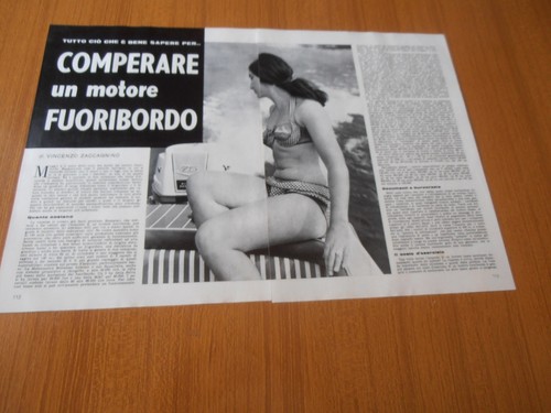 1965 motore fuoribordo - motore,