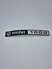 Foglio inserto distintivo stivale originale classico MINI 1000 Austin Rover Mini