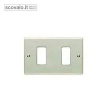 Placca Alluminio 2 Fori