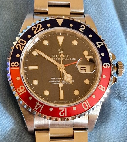 Rolex acciaio gmt - rolex, pepsi