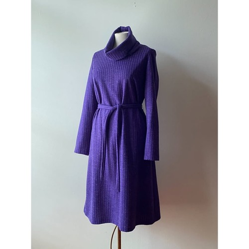 Abito viola girocollo vintage