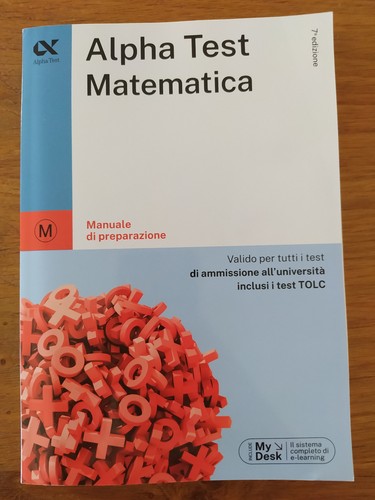 Alpha test matematica manuale - test,