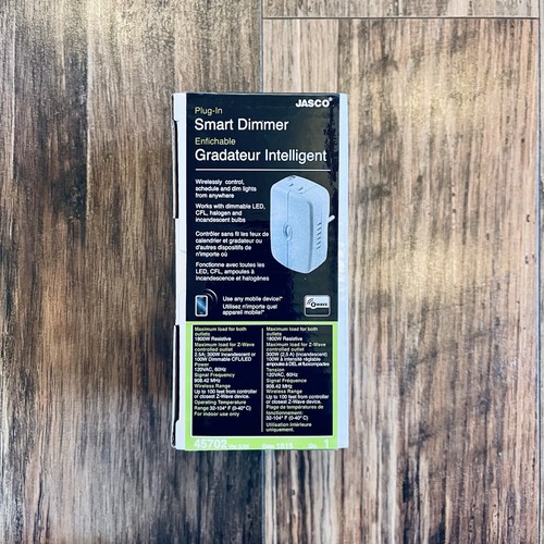 Jasco plug smart dimmer - jasco,