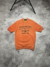 Dsquared2 Pullover T Shirt Arancione Taglia S Uomo 