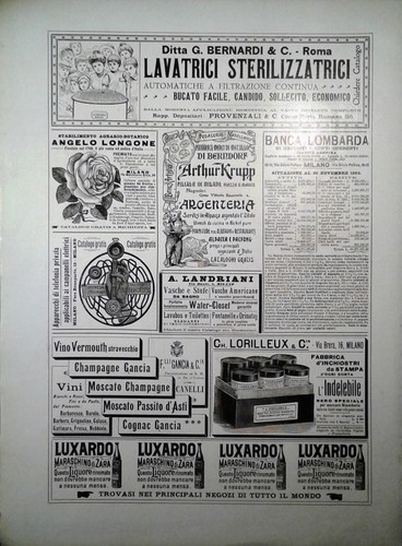 Stampa antica pubblicita - stampa,