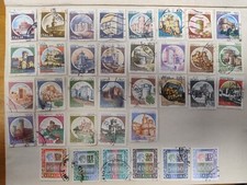 Lotto di Francobolli Castelli più Alti Valori.