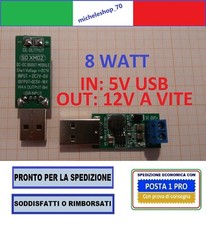 elevatore di tensione 8Watt 5V