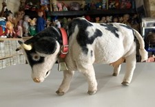 VINTAGE LARGE TIN TOY MUCCA MADE IN JAPAN 1950s PUPAZZI GIOCATTOLI