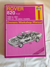 Rover 820 (4 Cyl) Owners