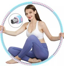 Hula Hoop Fitness, Professionale Acciao Inossidabile colore arancione