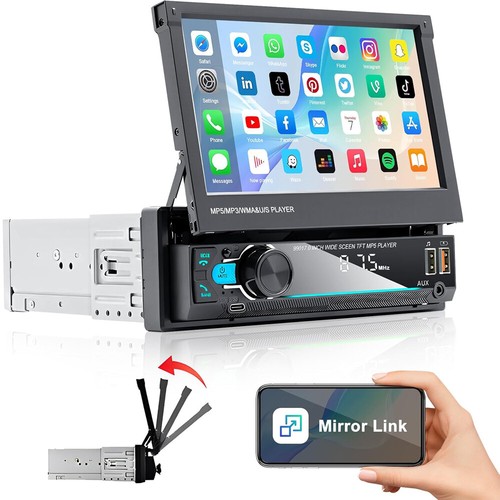 Autoradio 1din con touch - 7",