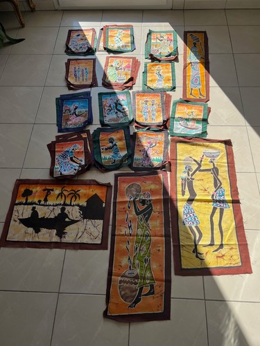 Tissus batik africains - tissus,