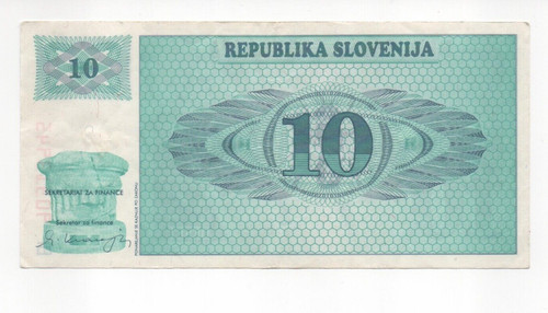 Banconota slovenia 10 - banconota,
