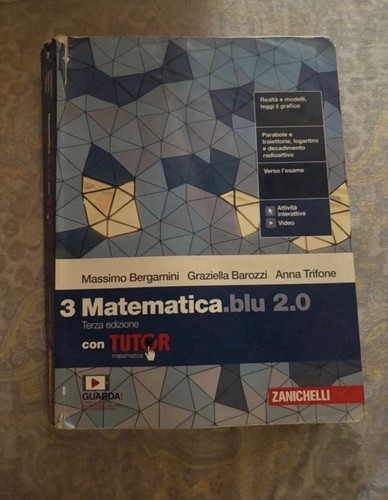 Zanichelli matematica blu - zanichelli, matematica.blu