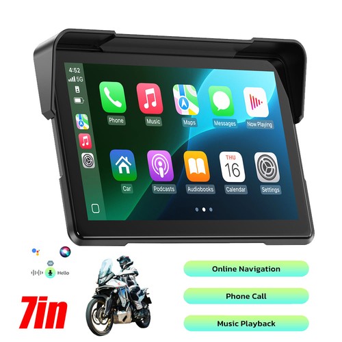 Autoradio impermeabile moto - 7",