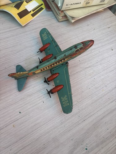 Aereo giocattolo latta - aereo,
