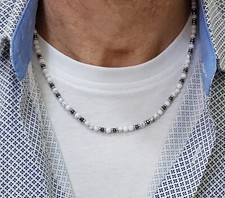 Collana uomo pietre dure - collana,