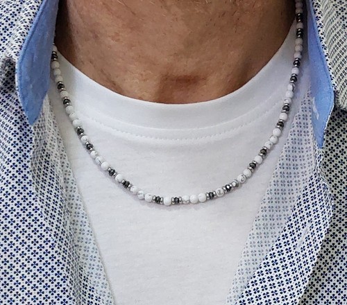 Collana uomo pietre dure - uomo, in