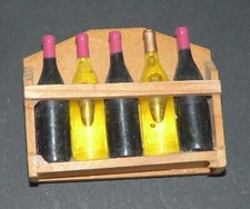 CALAMITA da frigorifero  cassetta di bottiglie di vino miniatura