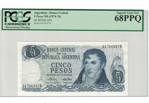 Argentina pesos 1974 76 - argentina, 5
