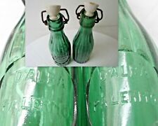 VECCHIA BOTTIGLIA VETRO GAZZOSA D'ALBA PALERMO RARE BOTTIGLIE VINTAGE COLLEZIONE