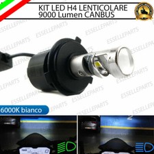 LAMPADA LED H4 6000K CANBUS YAMAHA YZF 600 XENO 9000 LUMEN LENTICOLARE MOTO