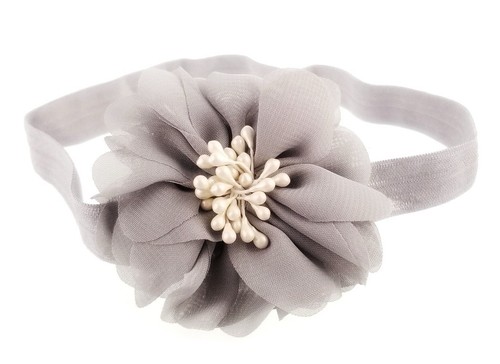 Fiocco fascia bambina chiffon - fascia,