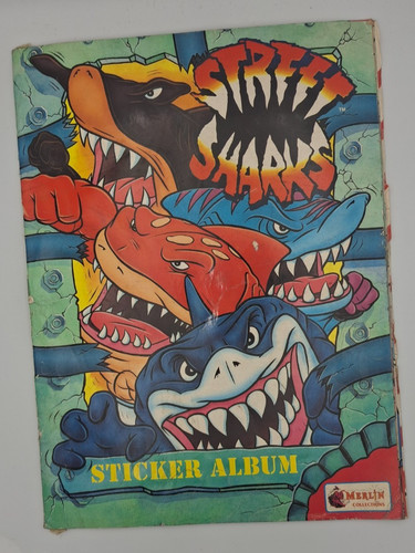 Street sharks merlin album - sharks, di