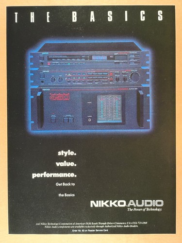 Amplificatore nikko alpha 450 - nikko,