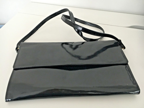 Borsa tracolla vintage nera - tracolla,