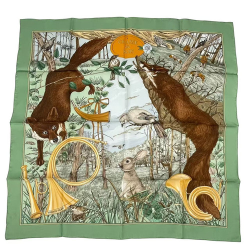 Hermes sciarpa quadrata carre - hermes,