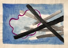 Aquarell vera stoss astratto - vera,
