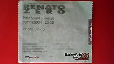 CONCERTO DI RENATO ZERO - FIRENZE PALASPORT - IL SOGNO CONTINUA - TOUR 2004